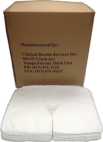 Therabuilt Disposable headrest Covers for Massage Tables, case of 1000 pcs. Full Size: 16 3/8