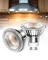 TobeBright GU10 LED Range Hood Bulbs 6W, 3000K Warm White Kitchen 50W Halogen Replacement, Dimmable Appliance Light for Recessed Track Lighting, Ceiling, Range Hood - 2 Pack
