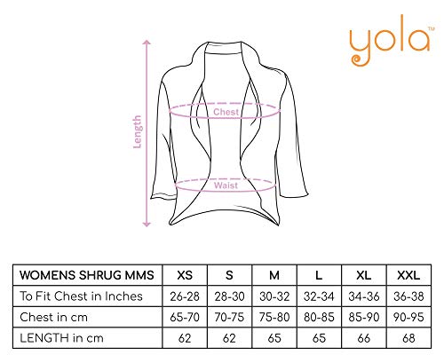 Image of Yola Women's Cotton Spandex Shrug Pullover Jacket