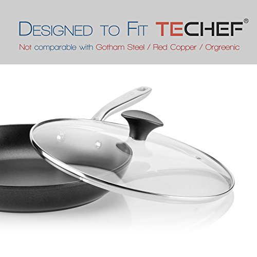 Techef Cookware Tempered Glass Lid (12-Inch) #TOP3
