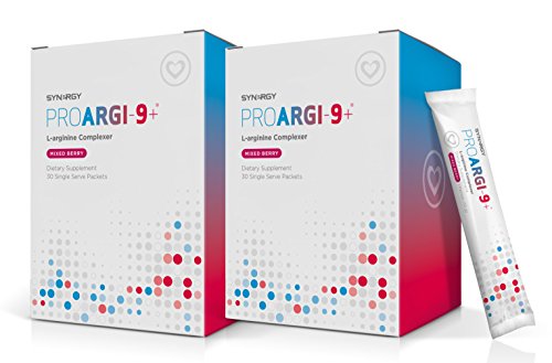 2 Boxes: ProArgi-9 Plus Mixed Berry Single Serves: Nitric Oxide & L-Arginine Dietary Supplement with L-Citrulline for Healthy Cardiovascular Function
