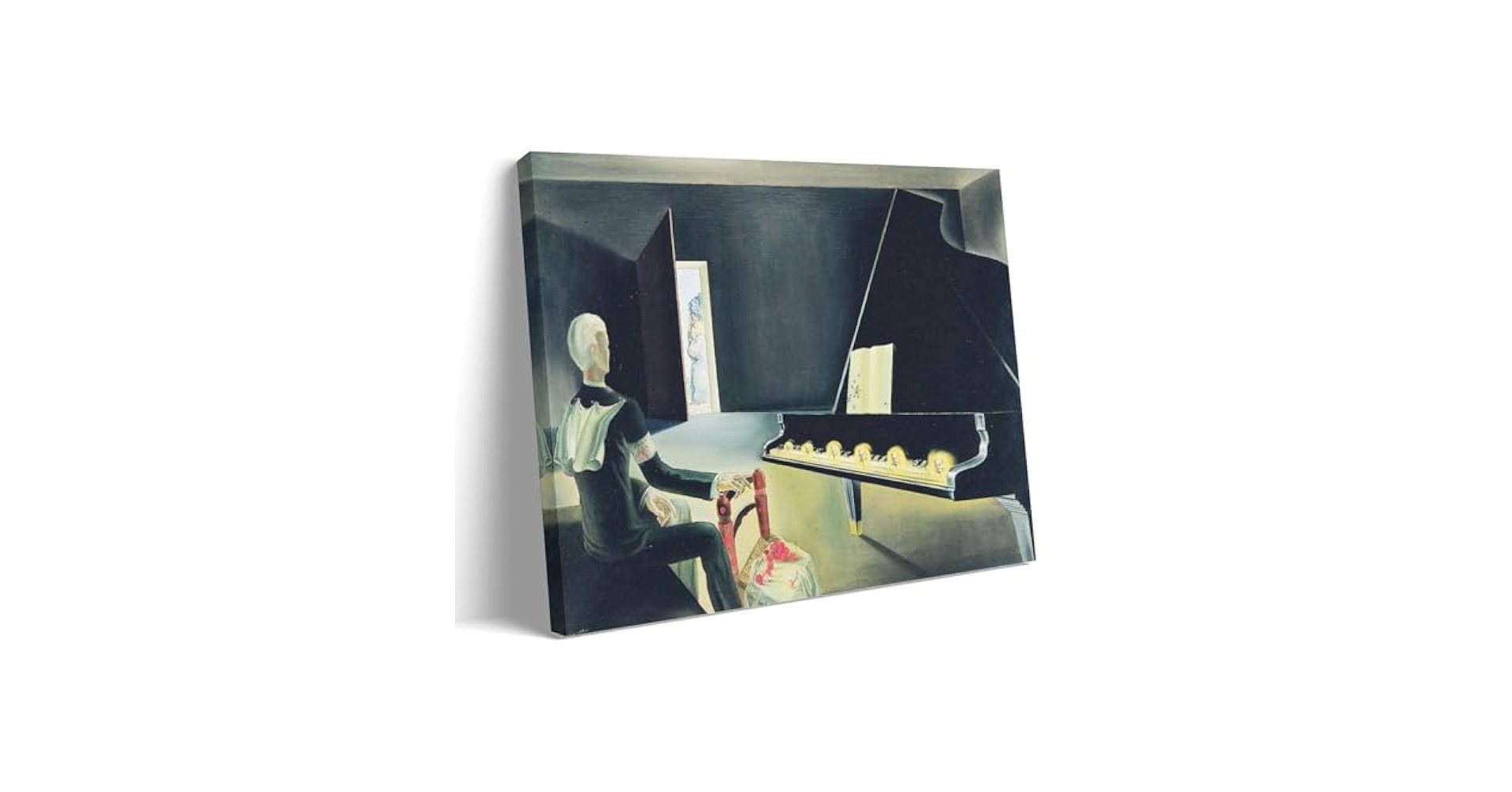 サルバドール・ダリ 部分幻影 ピアノに出現したレーニンの幻影 絵画 複製画 Amazon.co.jp: サルバドール ダリ ポスター 部分幻覚、ピアノで