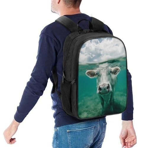 Mochila escolar de vaca impermeable de 40cm para estudiantes 5
