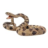 IMIKEYA Figurines De Serpent Rattlesnake Serpent Figurine Réaliste Serpent Prank Serpent Prop Ornement De Bureau Décorations Faux Serpent D Halloween