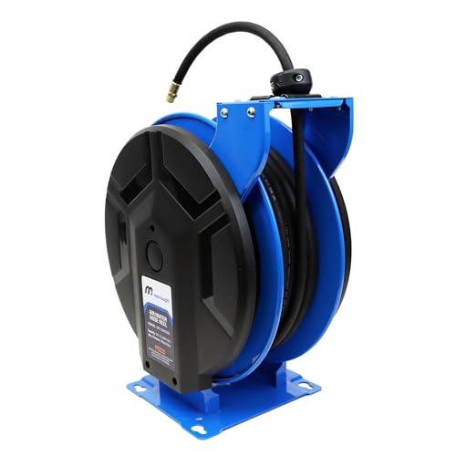 Macnaught M3 Slow Retraction Air/Water Safety Hose Reel 3/8” x 50 ft – PN# M3D-SSAW3850