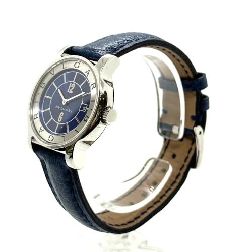 (ブルガリ)BVLGARI ST29 ソロテンポ JAL機内販売限定 クオーツ デイト 腕時計 SS/レザーベルト レディース 中古