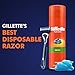 Gillette Sensor5 Men's Disposable Razors, 4 Count
