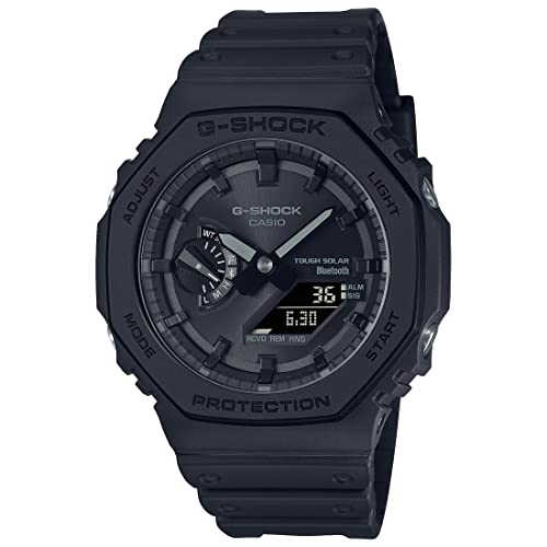 Image of Casio G-Shock GA-B2100-1A1DR Black Analog-Digital Dial Black Resin Strap Men's Watch Tough Solar Bluetooth G1242