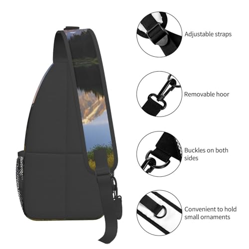 Bolso cruzado tipo sling para hombres y mujeres miniatura 5