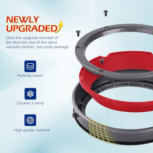 Image of Upgraded Dust Bin Sealing Ring Compatible with Dyson V11 V15 Gen5 SV14 SV15 SV22 Vacuum Cleaner, Bin Sealing Ring Assembly Compatible with Dyson V11 V15 Gen5 Canister