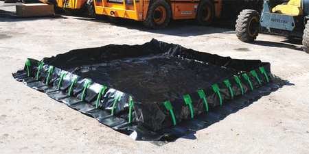 Spill Cont.Berm,StakeWall,4488gal,12ft L