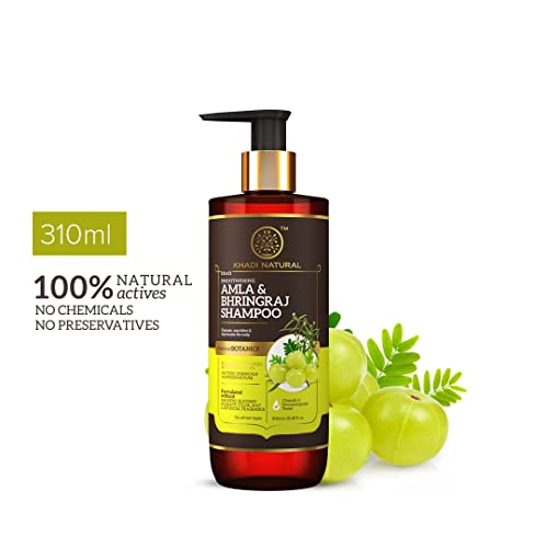 Khadi Natural Amla & Bhringraj Shampoo | Hair Cleanser for Nourishing Hair | Shampoo for Smooth & Soft Hair | SLS & Paraben Free | Suitable for All... - Image 2