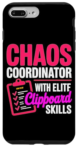 CHAOS COORDINATOR WITH ELITE CLIPBOARD SKILLS �X�}�z�P�[�X iPhone 7 Plus/8 Plus �p