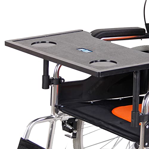 Uitneembare Tafel Voor Rolstoelen Voor Patiënten Oudere Senioren, Hulpmiddelen Voor Rolstoelbevestiging, Om Te Eten, Lezen En Rusten