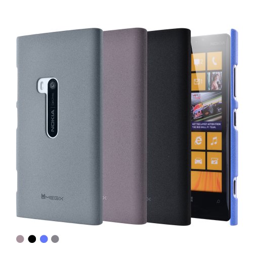 Megix Technology Stone Series Case For Nokia Lumia 920 Hard Back Cover With Free Screen Protector - Retail Packaging - Purple #TOP7