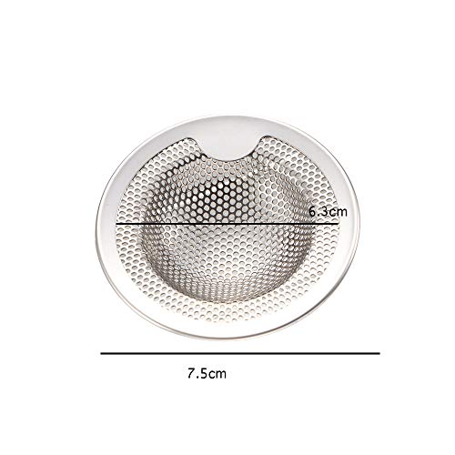 Colador de acero inoxidable para fregadero de cocina tamaño mediano miniatura 2