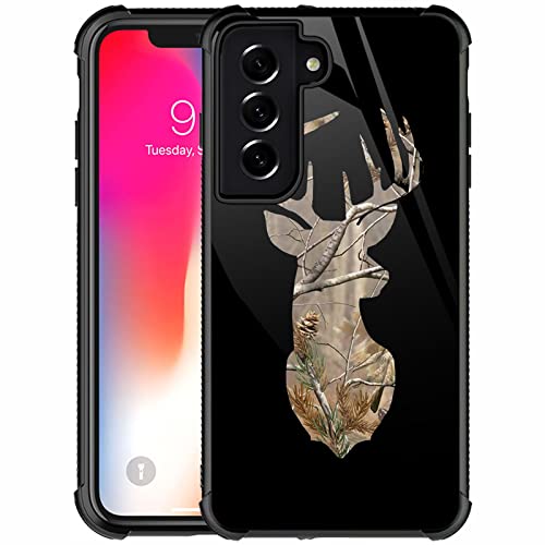 Coque antichoc Samsung S21 FE motif cerf anti-rayures PC