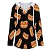 Womens Bodysuit Fun Food Hotdog Hot Dogs T Shirts Long Sleeve Hoodie V Neck Pullover Tops, 2026