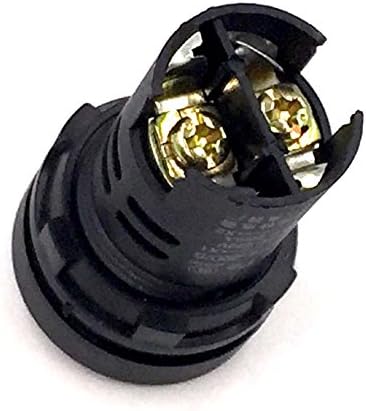Woljay Indicator Light Red Yellow Green Blue White 22mm LED Pilot Panel AC/DC 24V 20mA Indicator Signal Lamp 5 Pack