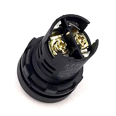 Indicator Light Blue 22mm LED Pilot Panel AC 110V 20mA Indicator Signal Lamp 2 Pack