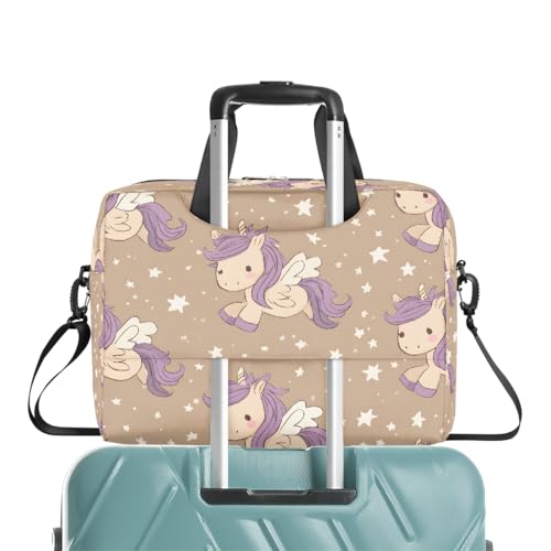 Maletín para laptop impermeable Cartoon Star Unicorn 16in miniatura 7