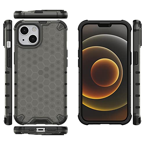 Image of Glasgow | for Apple iPhone 13 Stylish Look Pattern Back Case Cover for Apple iPhone 13 - Black