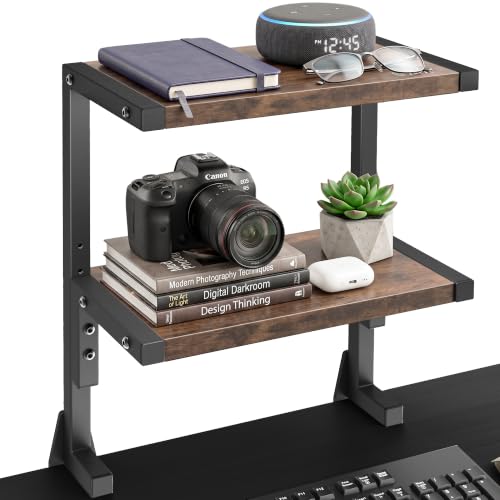 VIVO 2-Tier Clamp-On Desk Shelf