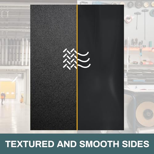 Image of Frienda 1 Pack 24 inch X 96 inch X 0.04 inch ABS Black Plastic Sheet Two Sided Textured Thick DIY Materials Flexible Moldable Plastic Panel for DIY Home Decor, Automotive, Industrial, Handcrafts