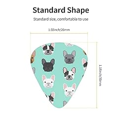 Ensemble de 12 médiators de guitare bouledogue français pour guitare acoustique, guitare électrique, contrebasse… - Les Beatles, Paul McCartney, John Lennon, RIngo Starr, George Harrison Ensemble de 12 médiators de guitare bouledogue français pour guitare acoustique, guitare électrique, contrebasse… – Image 4