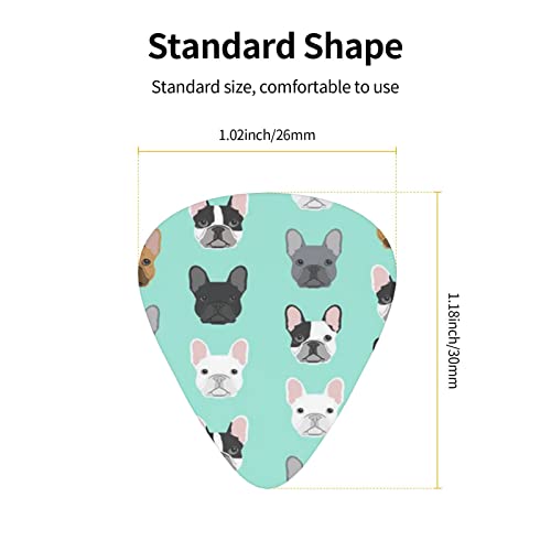 Ensemble de 12 médiators de guitare bouledogue français pour guitare acoustique, guitare électrique, contrebasse… - Les Beatles, Paul McCartney, John Lennon, RIngo Starr, George Harrison Ensemble de 12 médiators de guitare bouledogue français pour guitare acoustique, guitare électrique, contrebasse… – Image 5