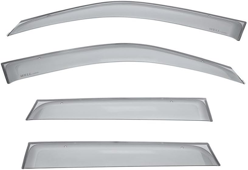 WellVisors Window Visors Wind Deflectors Compatible with Suzuki 2006-2013 Grand Vitara Premium Series Rain Guards 3-847SK006