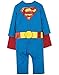 Warner Bros. Batman & Superman Baby Boys' Costume Coveralls with Cape