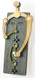 Green Tree Jewelry Single Toggle Grey Wood Light Switch Plate