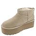 UGG Women's Classic Ultra Mini Platform Fashion Boot, Sand, 8