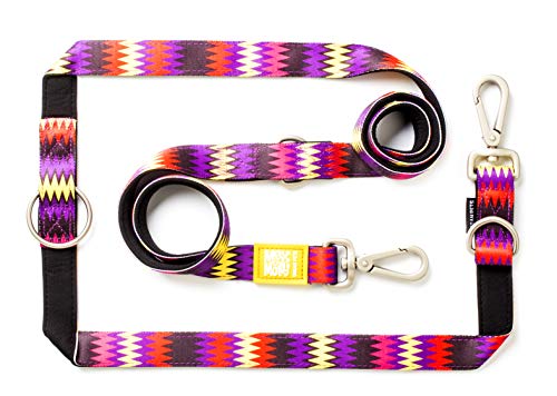 Max & Molly Latte Correa Multifunción, M, Púrpura