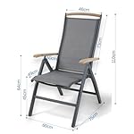 Trinidad Hochlehner Gartensessel Aluminium & Teakholz