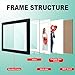 RPJC 11 x 14 Picture Frames Made of Solid Wood and High Definition Glass Display Pictures 8x10 with Mat or 11x14 Without Mat for Wall Mounting Photo Frame Black