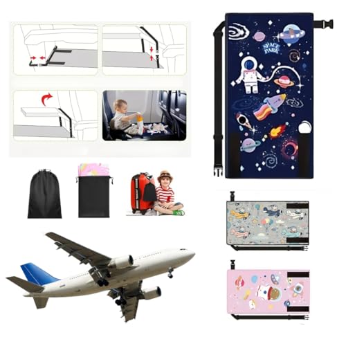 Reposapiés de avión para niños, Cama Portátil niños, Hamaca bebé viaje, cama avion para niños, Reposapies viaje niños, Airplane bed for kids, Cama de viaje portatil para niños. AZUL