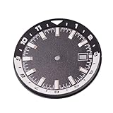 Saharuse 1pc 36.5mm Nero/Bianco/Verde/Blu Orologio quadrante sterile Luminoso Adatto for Movimento NH35 NH36(C)