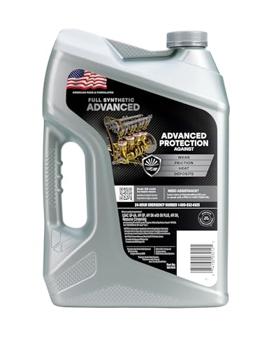 Valvoline 881164 Advanced Full Synthetic Sae 5W-30 Motor Oil 5 Qt thumb #1