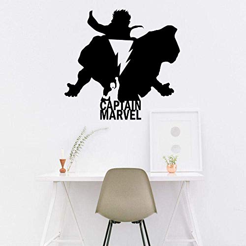 Vinilos De Pared, Vinilos De Pared, Vinilos De Superhéroes, Decoración De La Habitación De Los Niños Del Hogar, Extraíbles 74X57Cm