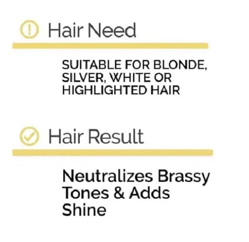 Novex Cool Blonde Purple Toning Shampoo 10.1Oz/ 300Ml - Purple Shampoo Neutralizes, Tones With Acai Extract And Ceramides For Blonde, Silver, Bleached, Or Brassy Hair #TOP3