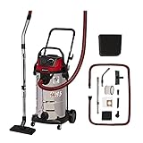 Einhell Nass-Trockensauger TE-VC 2340 SACL (1500 W, HEPA-Faltenfilter, Filterreinigungssystem, 40l, Staubschutzklasse L, Automatiksteckdose, inkl. umfangreiches Zubehör, 5 x Schaumstofffilter Gross)