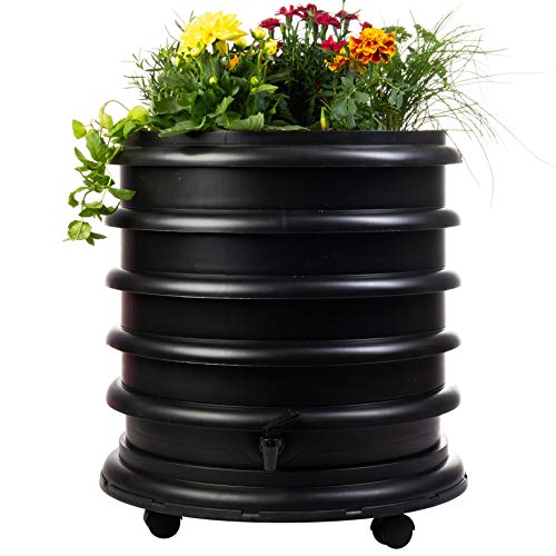 WORMbox Vermicompostador 3 bandejas 48L Negro