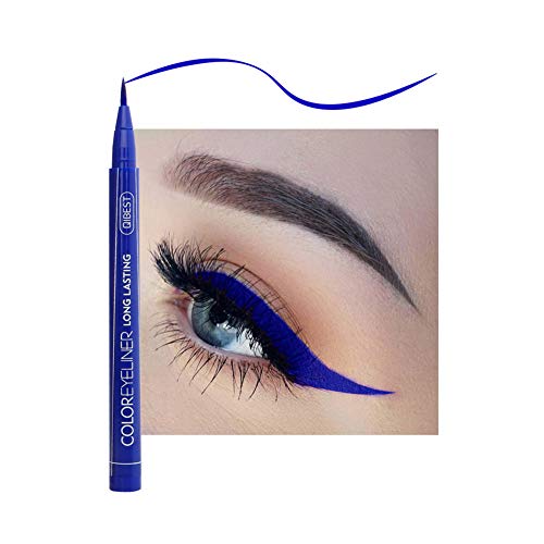 Kybbe Coloré Longue Durée Couleur Eyeliner Liquide Maquillage Eyeliner Teinture Imperméable À L'eau Cover