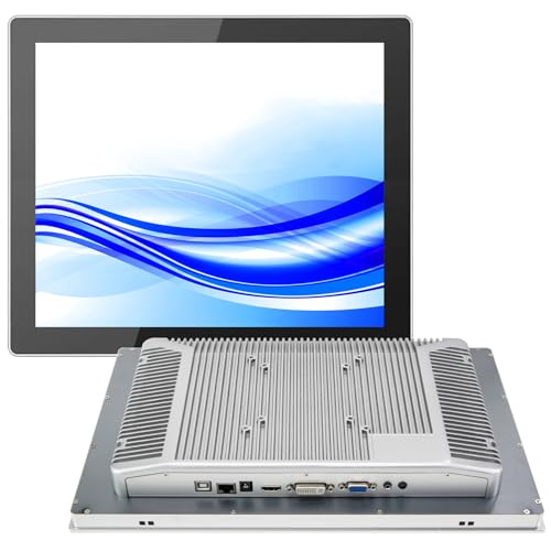 Image of GreenTouch 12.1 Inch Front IP65 Panel Rugged Metal Case Display Touch Screen Industrial Grade Open Frame LCD Monitor - 1024 * 768 - Silver