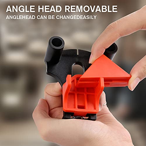 60/90/120 Degree Pro Corner Clamps Set For Woodworking Tools-Non Slip Fixed, 4Pcs Adjustable Single Handle Spring Loaded Right Angle Clip For Frame Welding/Wood Working/Making Cabinet Or Punch Diy. #TOP6