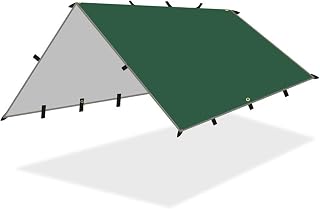 Impermeável Rain Fly,Lona Acampamento | Proteção UV Impermeável Capa Chuva Para Mosca Tenda Mochila Lona Acampamento Abrigo Dossel, Equipamento Sobrevivência Aezon