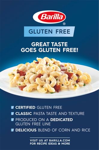 Image of BARILLA Gluten Free Elbows Pasta, 12 Ounce - Non-GMO Gluten Free Pasta Made with 2 Ingredients (Pack of 2)
