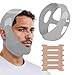 Chin Strap for CPAP Users– Anti Snoring Devices and Snore Stopper, Comfortable & Adjustable Jaw Strap for Sleeping, Breathable Snoring Solution for Men & Women, Travel & Home Use（Gray）